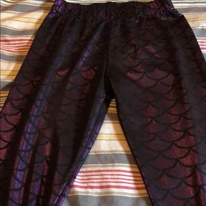 Mermaid leggings small